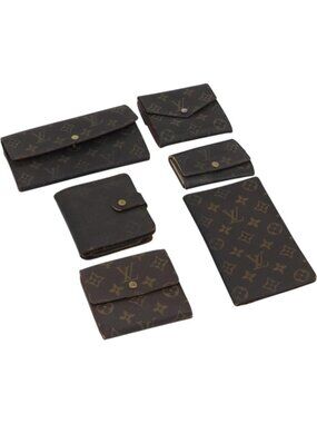 LOUIS VUITTON Monogram Wallet 6 Set